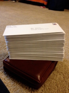 102 newsletters, ready to be sent around the USA!